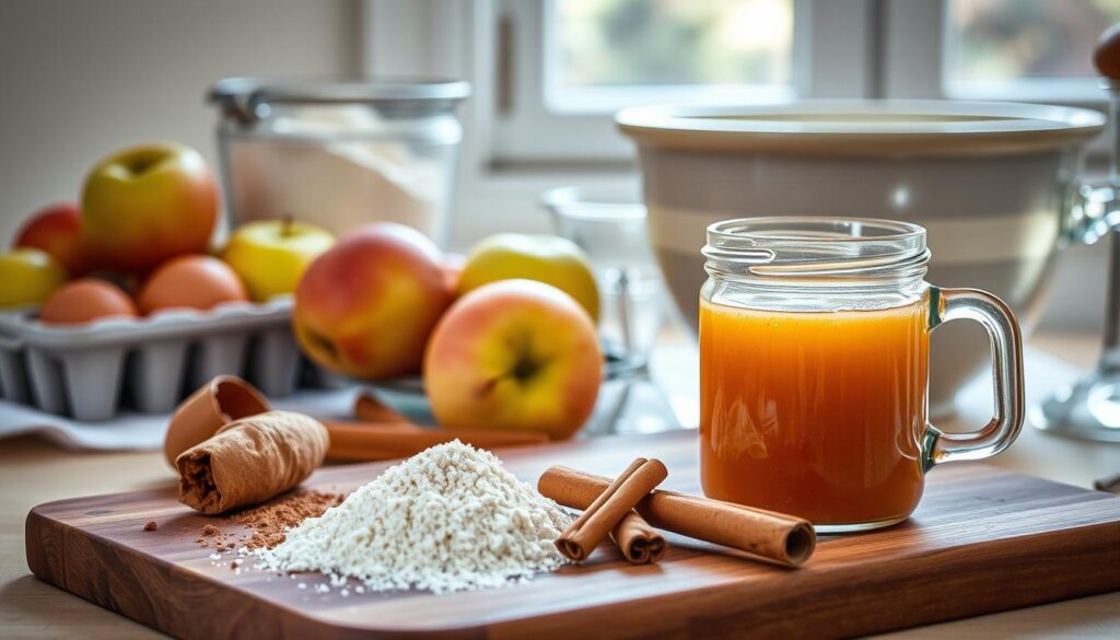 Spiced Applesauce Cake Ingredients